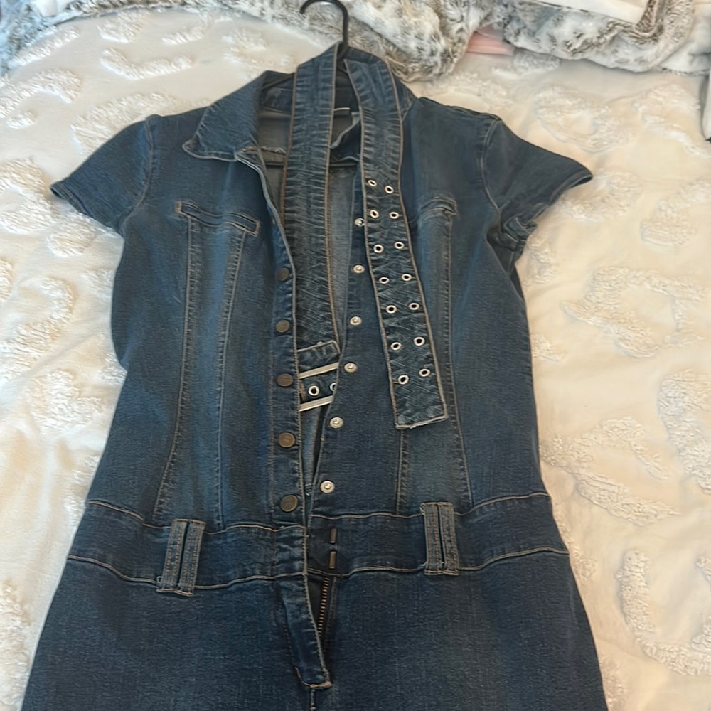 JLO Brand Jean Jumpsuit